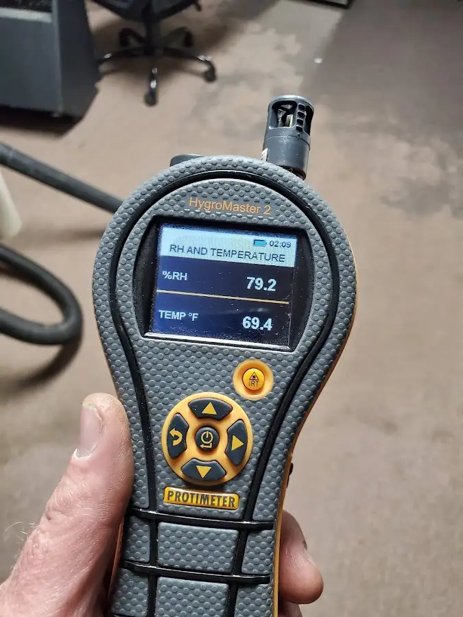 Moisture meter humidity assessment for Mold Remediation & Removal in Wilmington